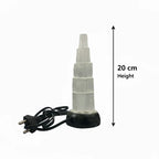Selenite Crystal Tower Lamp