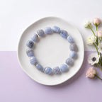Blue Lace Agate Bracelet Tumble Beads