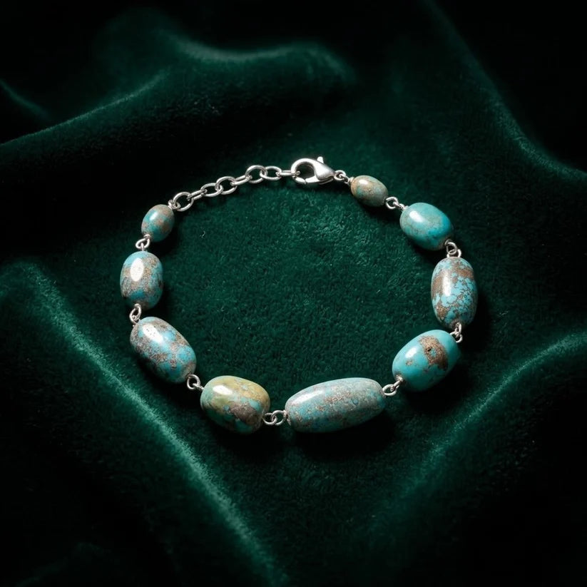 Iranian turquoise Bracelet ( 91 - 119 Carat )