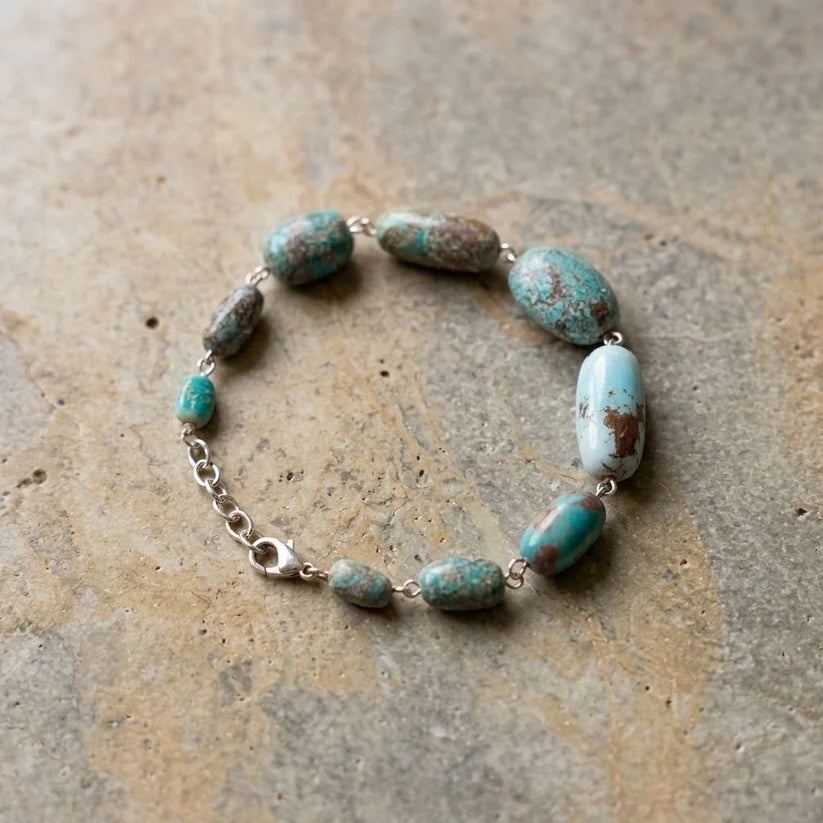 Iranian turquoise Bracelet ( 91 - 119 Carat )