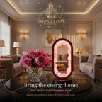 Rose Quartz Crystal LED Lamp