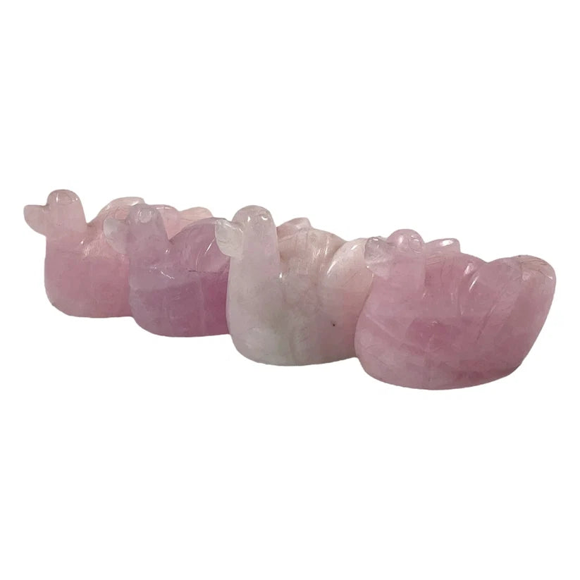 Rose Quartz Ducks - Mini