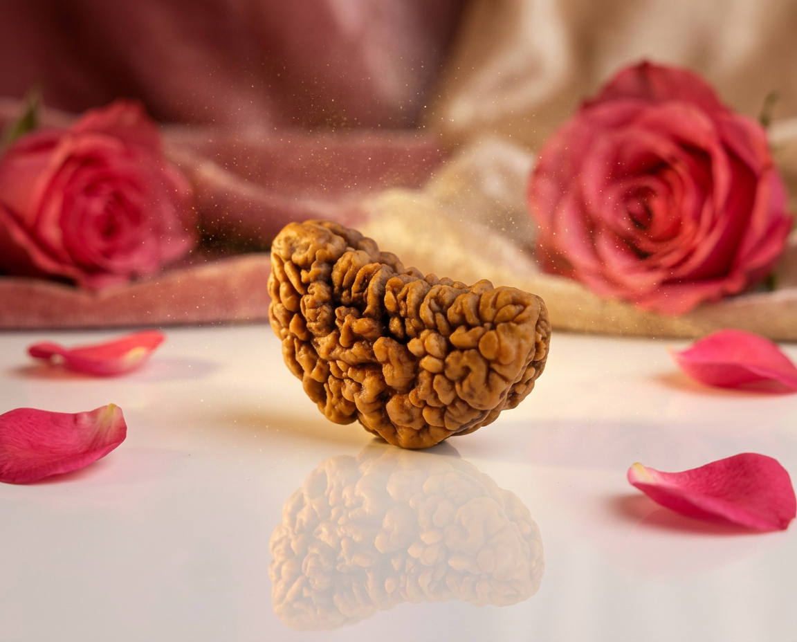 Natural 1 Mukhi Rudraksha Pendant-Silver (92.5)