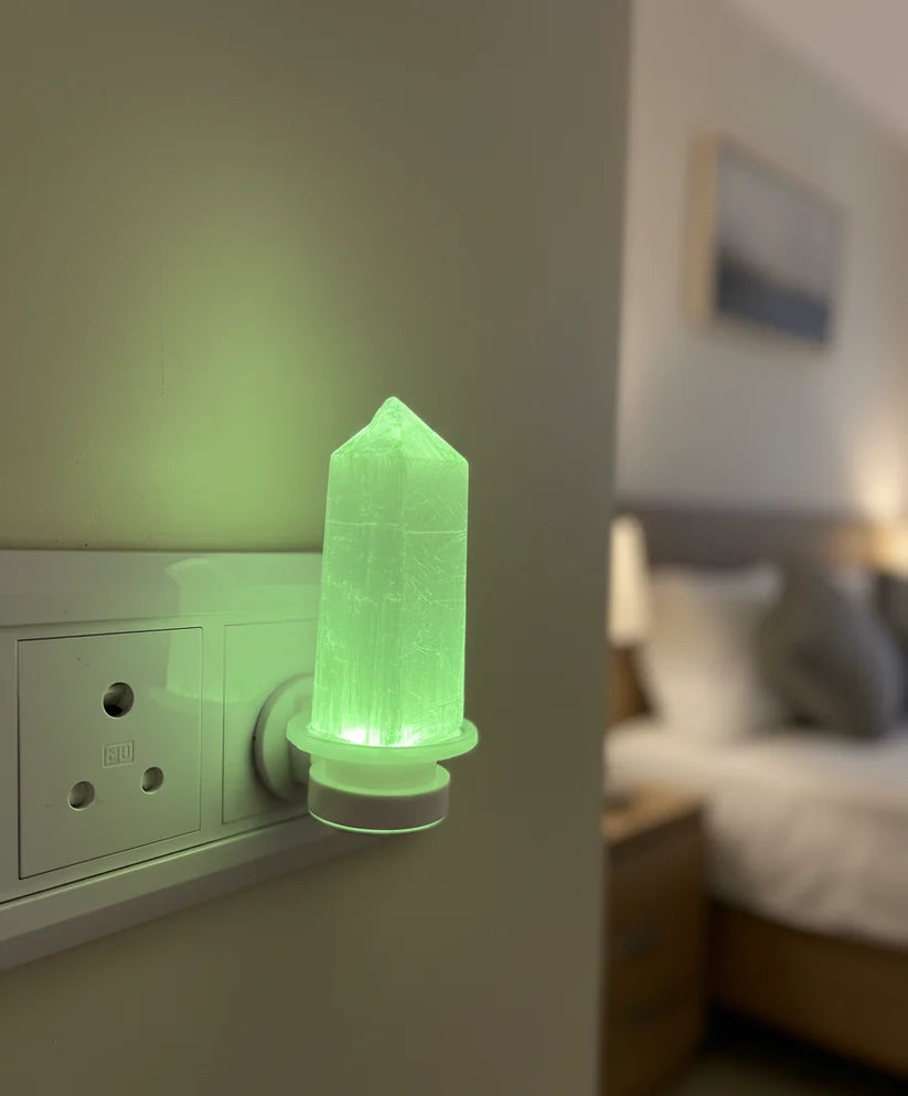 Selenite Pencil Lamp
