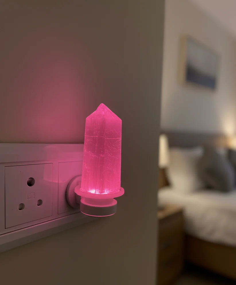Selenite Pencil Lamp