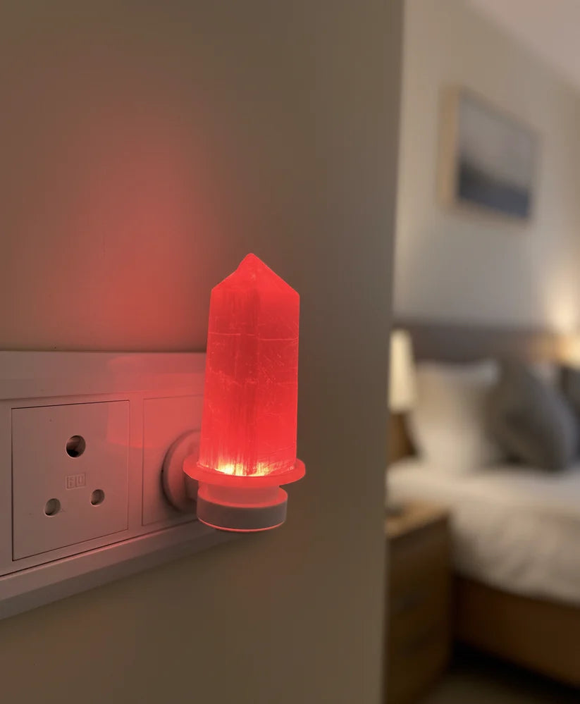 Selenite Pencil Lamp