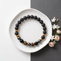 Triple Protection with Lava Bracelet 8 MM Beads
