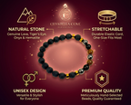 Triple Protection with Lava Bracelet 8 MM Beads